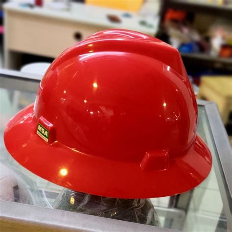 Jual Helm Msa Full Brim Original Sni Merah Fastrack Lokal Shopee