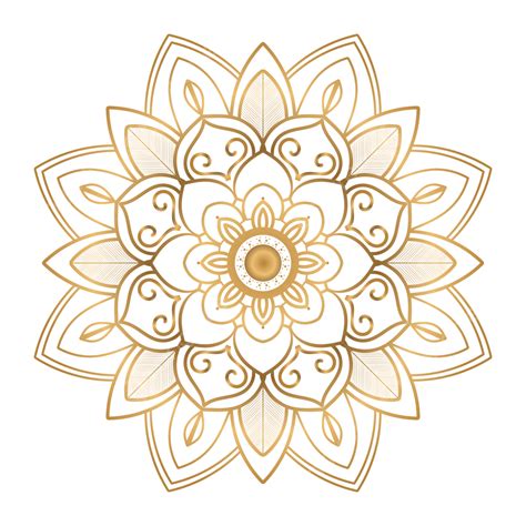 Luxury Mandala Golden Transparent Background Design Luxury Mandala