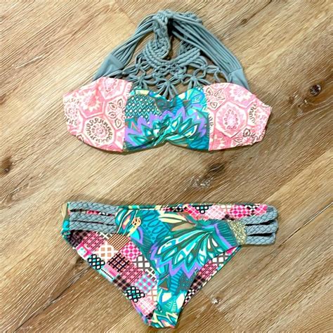 Maaji Swim Maaji Bikini Set Swim Reversible Swimsuit Bikini Medium