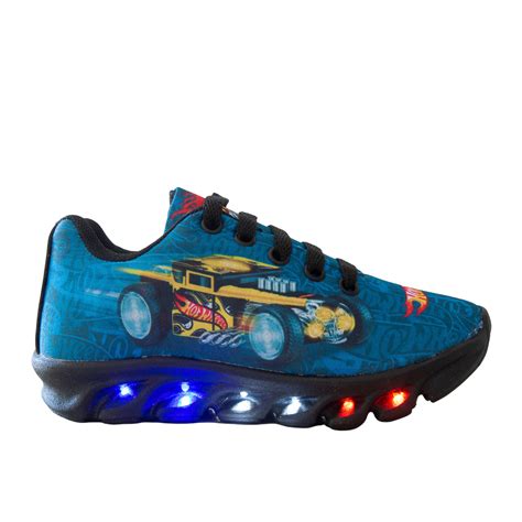 Tenis Led Infantil Masculino Hot Wheels Menino Shopee Brasil