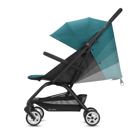 Cybex Gold Poussette EEZY S 2 - Navy Blue - châssis noir - Made in Bébé