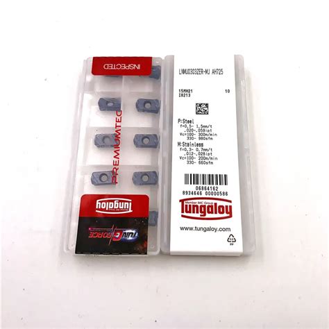 LNMU0303ZER-MJ ML AH725 AH130 AH3035 Tungaloy LNMU carbide milling ...