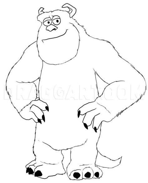 How To Draw Monsters Inc Characters Step By Step