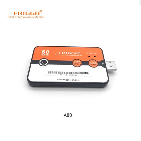 Frigga Refrigerator Temperature Data Logger with Pdf Temperature Report ...