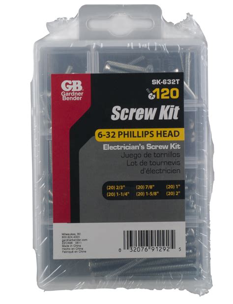 Screw Kit Phillips Head 6-32