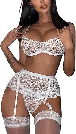 Ensemble De Lingerie Sexy Pour Femme Soutien Gorge Push Up Et Culotte
