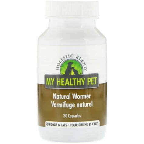 Holistic Blend My Healthy Pet Natural Wormer Capsules Dogfather And