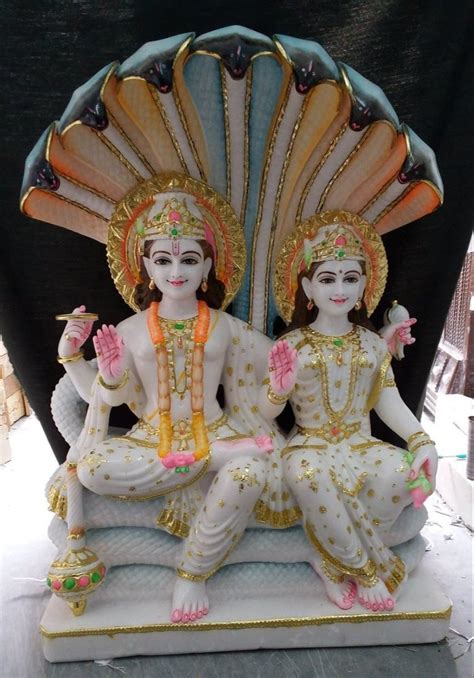 Marble Painted Laxmi Vishnu Statue At Rs 65000 In Jaipur ID 17335847712