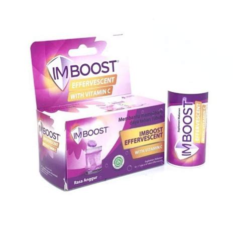 jual imboost effervescent grape tub  seller viva apotek authorized