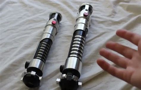 Saberforge Avenger vs Ultrasabers Guardian Lightsaber Hilt Comparison OWK - SaberSourcing