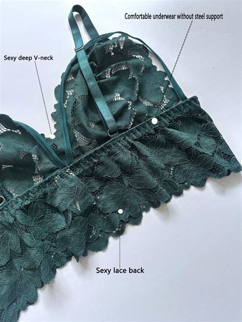 2pcs Set Plus Size Women S Sexy Lace Lingerie Set SHEIN UK