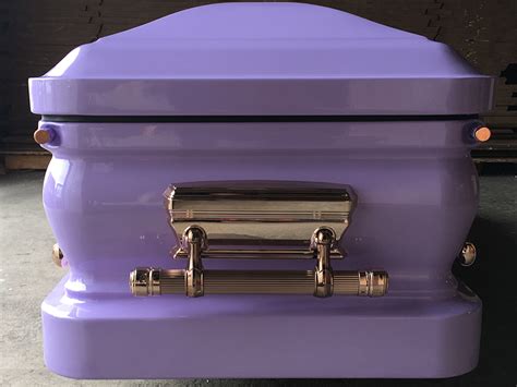 Lavender Casket Custom Casket - Sky Caskets