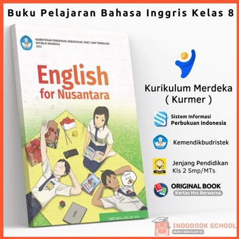 Buku Paket Pelajaran Bahasa Inggris Kelas 8 SMP MTS Kurikulum Merdeka