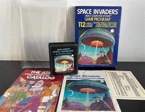 Atari 2600 Hra SPACE INVADERS Testováno Box Aukro