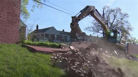 segregation spite wall  baltimore torn