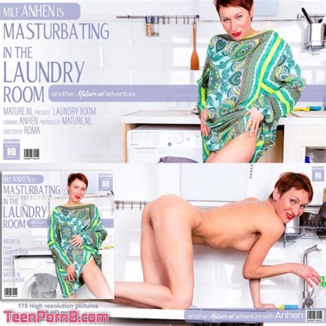 Short Haired MILF Anhen Gets Wet In The Laundry Room Teen PornB