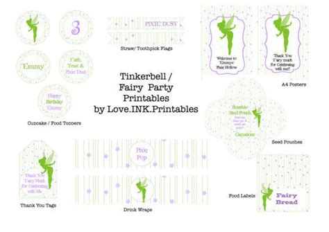 Fairy Party Printables Create A Magical Tinkerbell Celebration