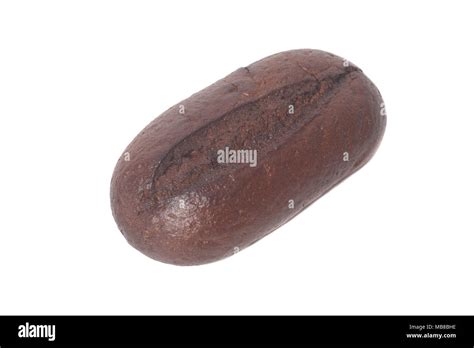 Traditional Brown Rye Bread Isolated On White Background Stock Photo