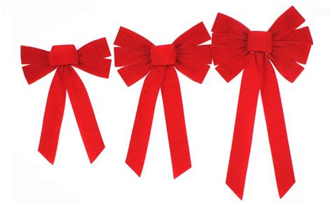 Большой Рождественский бант, красный бант, украшение для рождественской ...