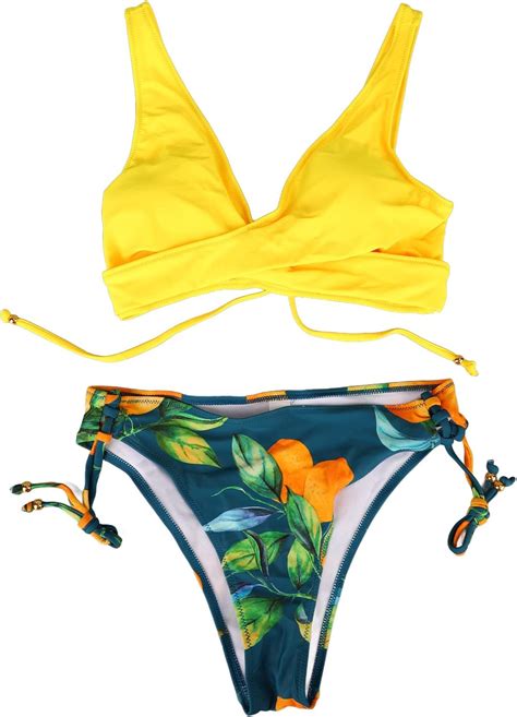 Amazon Vgeby Women Bikini Swimsuit Nylon Soft Comfortable Two Piece Women Bikini Swimwear