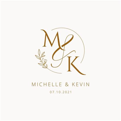 Elegant Wedding Monogram Premade Wedding Logo Design Wedding Invitation