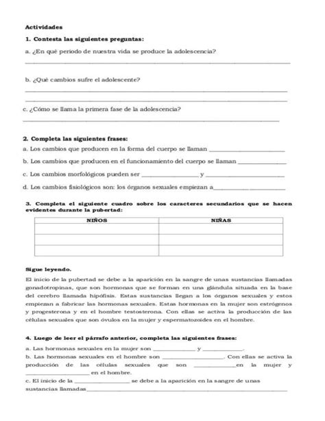 Actividad Ciencias Naturales A O Pdf