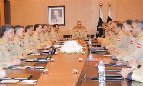 Commanders Vow To Support National Interest Pakistan Dawncom