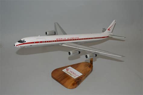 DC-8 / World Airways Airplane Model – MAM - Scalecraft