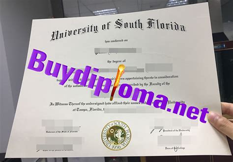 Who Needs to Buy Fake Degree of University Of South Florida? | Fake