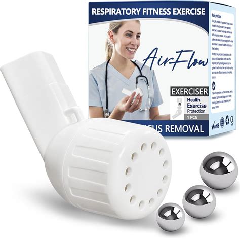 Breathing Exercise Device For Lungs Acapell Flutter Valve Natural Mucus Clearance