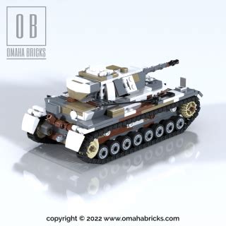 Panzer IV Ausf D. Winter Camo – OmahaBricks