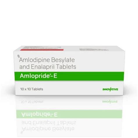 Amlopride E Tablets At Rs 64 50 Box Amlodipine Besylate Tablet In