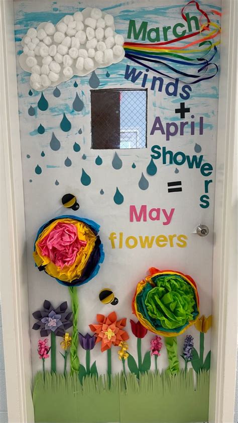 Spring Classroom Door March April May Spring Classroom Spring Classroom Door Door