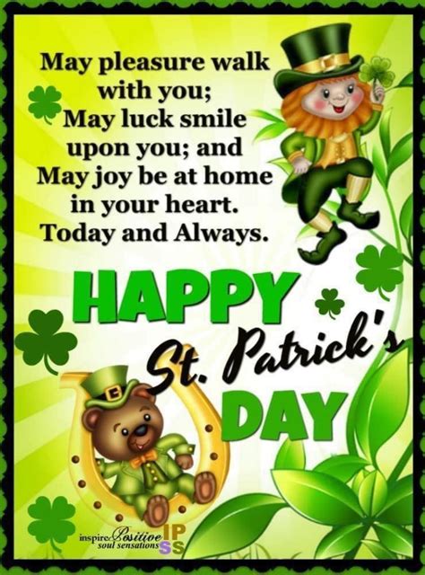 May Luck Smile Upon You Today And Always Happy St Patricks Day