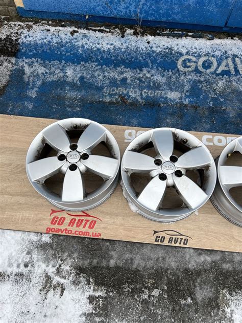 Goauto диски Kia Rio 4/100 r15 et46 5.5j dia54.1 як нові: 2 498 грн ...