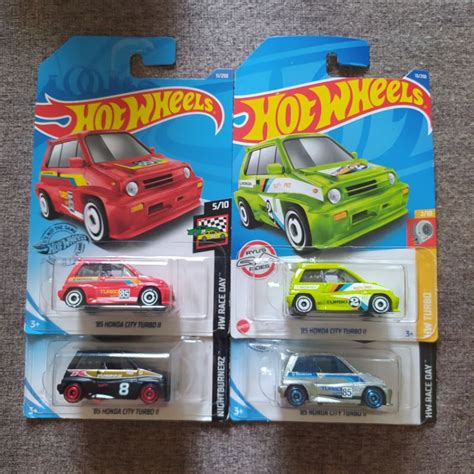 Hot Wheels Honda City Turbo Ii Zamac Hw Race Day Hw Turbo Shopee Malaysia
