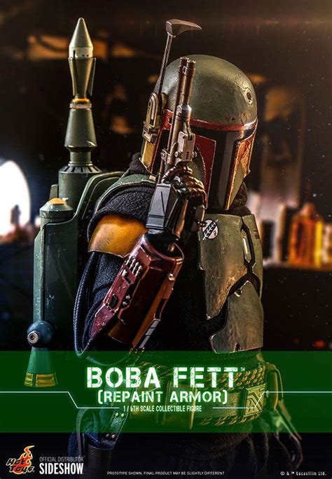 Hot Toys Boba Fett Repaint Armor The Mandalorian Tms In Doos Old School Toys