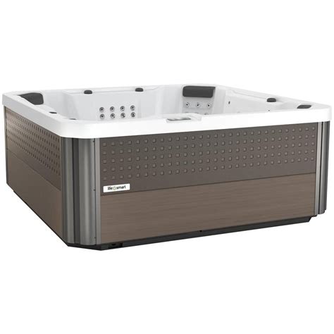 Lifesmart Palmetto 7 Person 72 Jet 230V Acrylic Hot Tub With Open Seating 411446307700 The