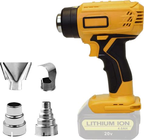 Cordless Heat Gun For Dewalt V V Battery W Hot Air Gun Portable Heat Gun Up To F