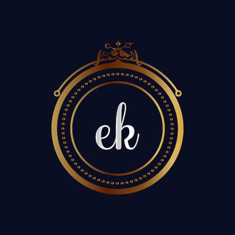 Premium Vector | EK Monograms logo, salon, Luxury Cosmetics Spa Beauty ...