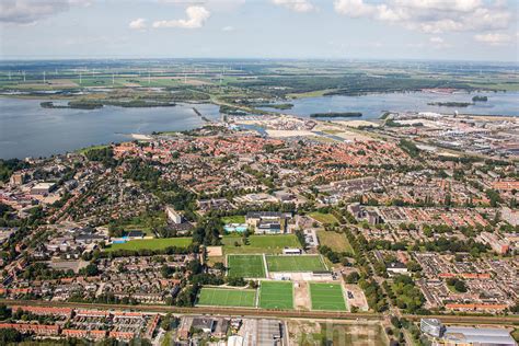 Hollandluchtfoto Harderwijk Luchtfoto Met Sportvelden