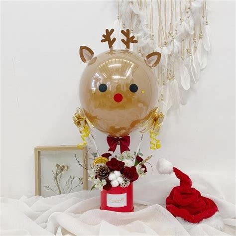 3D Reindeer Hot Air Balloon BearloonSG