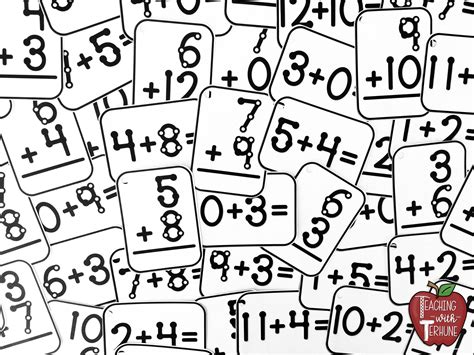 Addition Flash Cards Printable