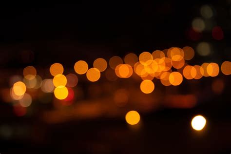 Hd Wallpaper Bokeh Colorful Blurred Lights Depth Of Field Wallpaper