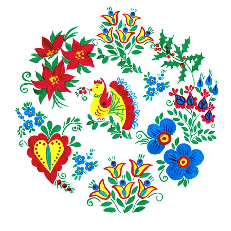 Download Folk Art Flower Background Slavic Pattern Royalty Free