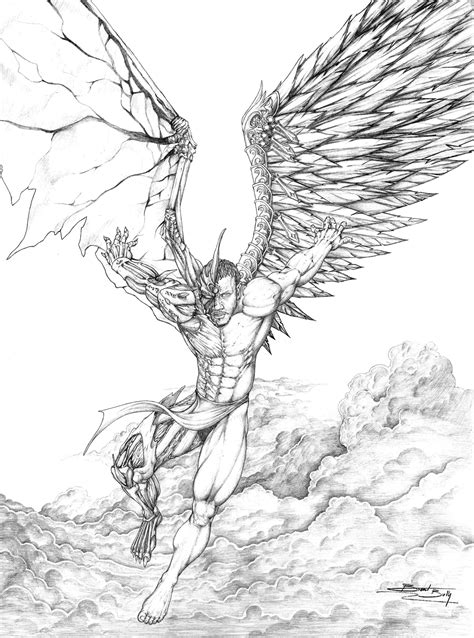 Male Angel Drawing at GetDrawings | Free download