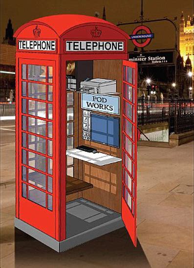 Red Telephone Boxes To Be Converted Into Exceedingly Cosy Mini Offices