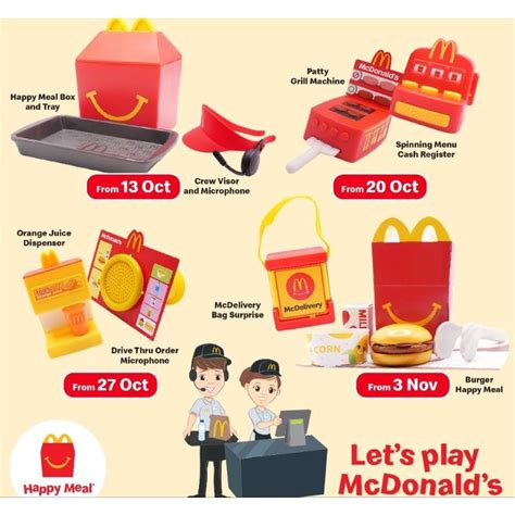 Mcd Mcdonald S Happy Meal Toys Let S Play Mcdonald S Hobbies