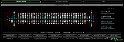 SLC Cabin Layout FENIX A320 with 180 Seats - Business and Economy pro ...