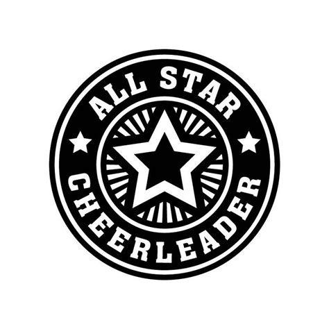 cheerleader svg  star cheerleader badge cheerleading svg
